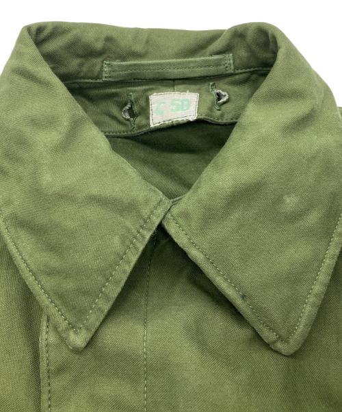 Swedish Army（スウェーデン軍）Swedish Army (スウェーデン軍) M59 FIELD COAT グリーン サイズ:記載なしの古着・服飾アイテム
