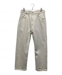 HATSKI（ハツキ）の古着「Straight Washi Denim」｜エクリュ