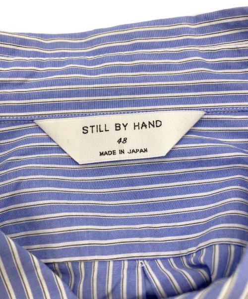 STILL BY HAND（スティルバイハンド）STILL BY HAND (スティルバイハンド) レギュラーカラーシャツ ブルー サイズ:48の古着・服飾アイテム