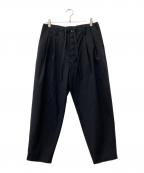 yokosakamotoヨウコサカモト）の古着「ワイドトラウザーズ」｜ブラック