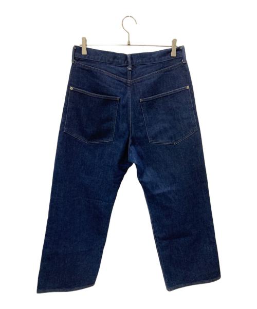 LOOPE（ルーペ）LOOPE (ルーペ) HIGH WAIST WIDE DENIM インディゴ サイズ:15の古着・服飾アイテム