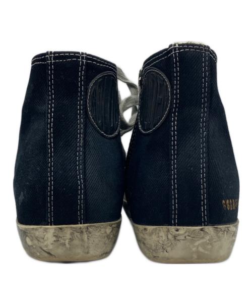 GOLDEN GOOSE（ゴールデングース）GOLDEN GOOSE (ゴールデングース) FRANCY キャンバス ハイカットスニーカー ブラック サイズ:36の古着・服飾アイテム