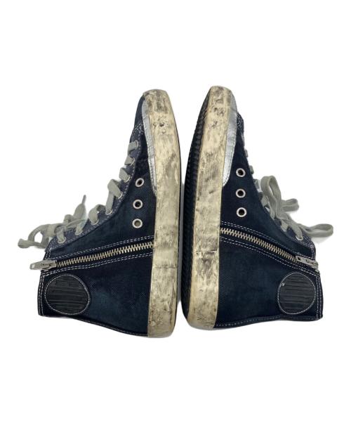 GOLDEN GOOSE（ゴールデングース）GOLDEN GOOSE (ゴールデングース) FRANCY キャンバス ハイカットスニーカー ブラック サイズ:36の古着・服飾アイテム