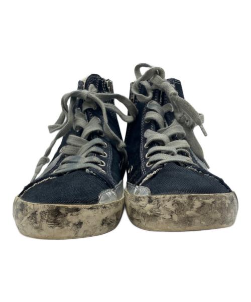 GOLDEN GOOSE（ゴールデングース）GOLDEN GOOSE (ゴールデングース) FRANCY キャンバス ハイカットスニーカー ブラック サイズ:36の古着・服飾アイテム
