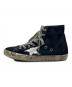 GOLDEN GOOSE (ゴールデングース) FRANCY キャンバス ハイカットスニーカー ブラック サイズ:36：9000円