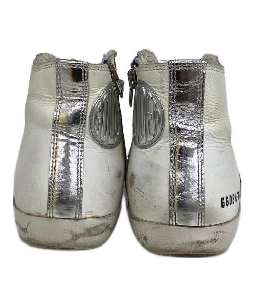 GOLDEN GOOSE（ゴールデングース）GOLDEN GOOSE (ゴールデングース) FRANCY レザー ハイカットスニーカー ホワイト×ブラック サイズ:36の古着・服飾アイテム