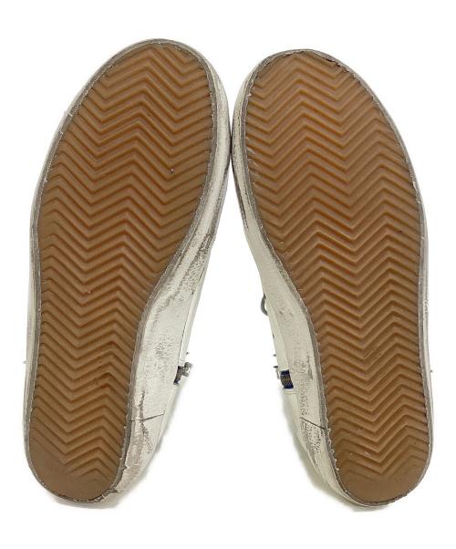 GOLDEN GOOSE（ゴールデングース）GOLDEN GOOSE (ゴールデングース) FRANCY レザー ハイカットスニーカー ホワイト×ブラック サイズ:36の古着・服飾アイテム