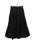 mizuiro-indミズイロインド）の古着「ボリュームフレアスカート」｜ブラック