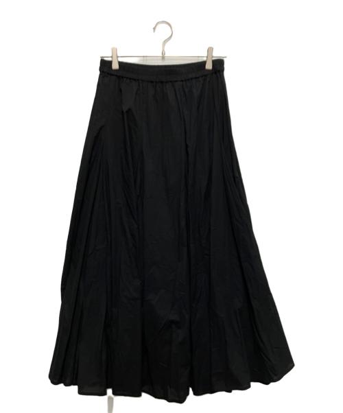 mizuiro-ind（ミズイロインド）mizuiro-ind (ミズイロインド) ボリュームフレアスカート ブラック サイズ:freeの古着・服飾アイテム