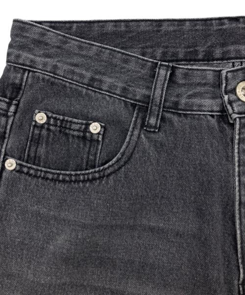 MENES（メネス）MENES (メネス) ダメージデニムパンツ ブラック サイズ:Mの古着・服飾アイテム