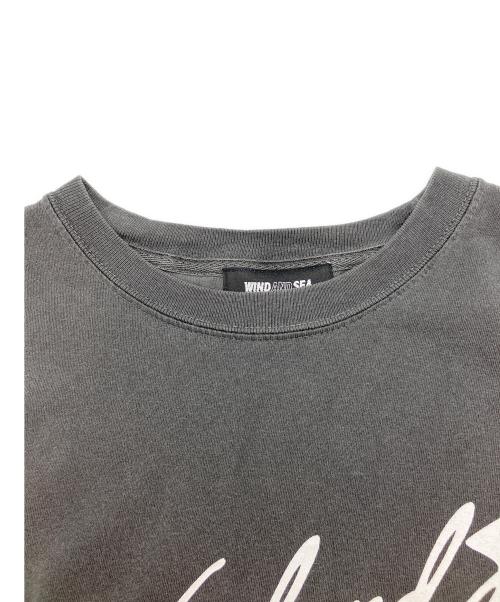 WIND AND SEA（ウィンダンシー）WIND AND SEA (ウィンダンシー) THE ROLLING STONES (ザ ローリングストーンズ) Tシャツ グレー サイズ:Lの古着・服飾アイテム