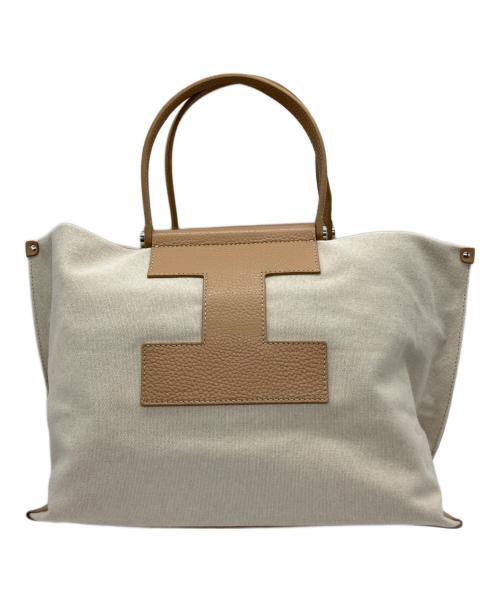 IACUCCI（イアクッチ）IACUCCI (イアクッチ) トートバッグ アイボリーの古着・服飾アイテム