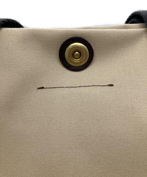 madameh H（マダム アッシュ）madameh H (マダム アッシュ) キャンバストートバッグ ベージュの古着・服飾アイテム