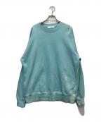 jiedaジエダ）の古着「J LOGO DAMEGE SWEAT CREW」｜ブルー