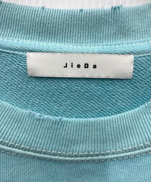 jieda（ジエダ）jieda (ジエダ) J LOGO DAMEGE SWEAT CREW ブルー サイズ:2の古着・服飾アイテム