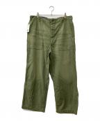 POLO RALPH LAURENポロ・ラルフローレン）の古着「リラックス フィット リバースサティーン パンツ」｜オリーブ