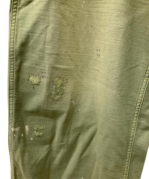 POLO RALPH LAUREN（ポロ・ラルフローレン）POLO RALPH LAUREN (ポロ・ラルフローレン) リラックス フィット リバースサティーン パンツ オリーブ サイズ:101cm(W40) 未使用品の古着・服飾アイテム