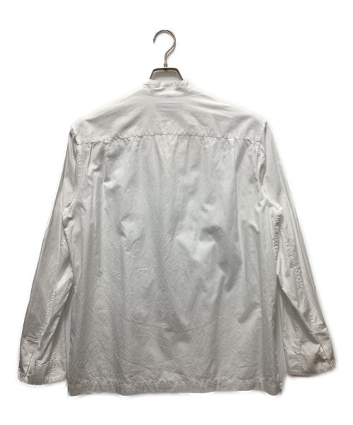 ISSEY MIYAKE MEN（イッセイミヤケメン）ISSEY MIYAKE MEN (イッセイミヤケメン) 変形デザインシャツ ホワイト サイズ:4の古着・服飾アイテム