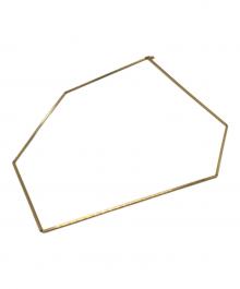 JOHN LAWRENCE SULLIVAN（ジョン ローレンス サリバン）の古着「Hexagon necklace / ヘキサゴン ネックレス」｜ゴールド