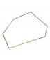 JOHN LAWRENCE SULLIVAN（ジョン ローレンス サリバン）の古着「Hexagon necklace / ヘキサゴン ネックレス」｜ゴールド