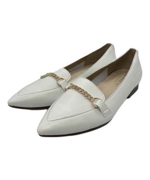 RODE SKO（ロデスコ）RODE SKO (ロデスコ) プチチェーンフラットシューズ ホワイト サイズ:36の古着・服飾アイテム