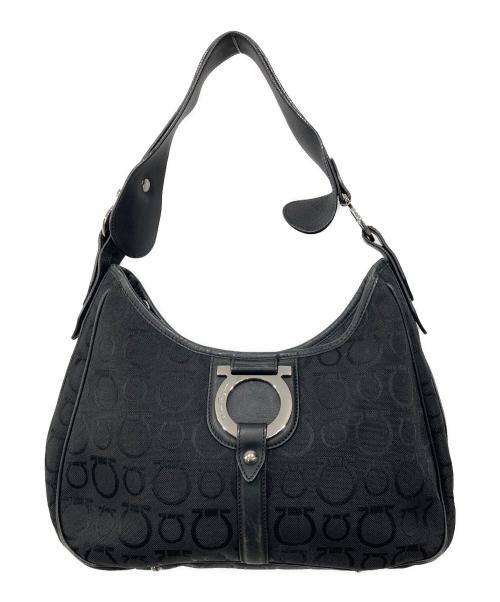 Salvatore Ferragamo（サルヴァトーレ フェラガモ）Salvatore Ferragamo (サルヴァトーレ フェラガモ) ワンショルダーバッグ ブラックの古着・服飾アイテム