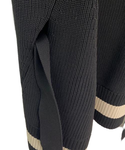 LE PHIL（ル フィル）LE PHIL (ル フィル) スポンディッシュラインニット ベスト ブラック サイズ:FREEの古着・服飾アイテム