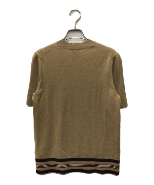 BURBERRY（バーバリー）BURBERRY (バーバリー) ショートスリーブニット ベージュ サイズ:Ｓの古着・服飾アイテム
