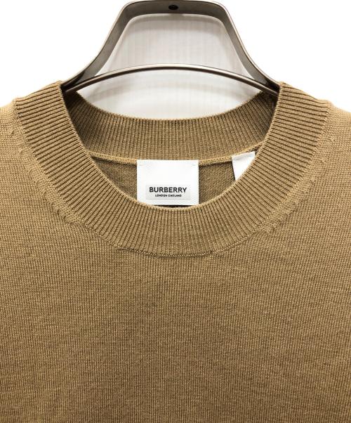 BURBERRY（バーバリー）BURBERRY (バーバリー) ショートスリーブニット ベージュ サイズ:Ｓの古着・服飾アイテム