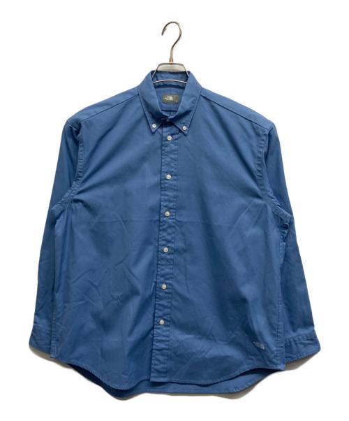 THE NORTH FACE（ザ ノース フェイス）THE NORTH FACE (ザ ノース フェイス) ロングスリーブハーフドームシャツ ブルー サイズ:Sの古着・服飾アイテム