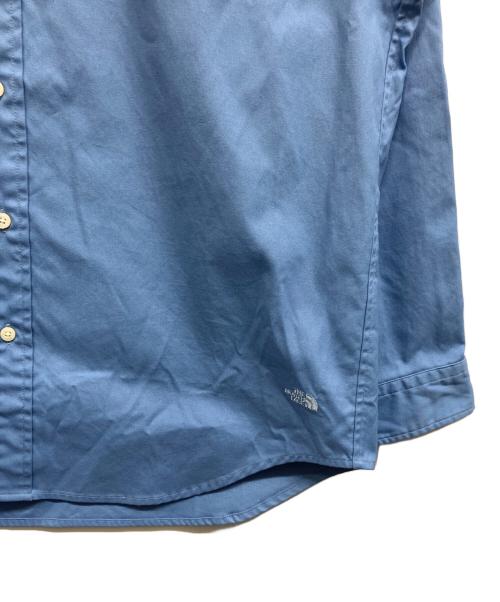 THE NORTH FACE（ザ ノース フェイス）THE NORTH FACE (ザ ノース フェイス) ロングスリーブハーフドームシャツ ブルー サイズ:Sの古着・服飾アイテム