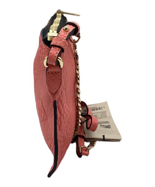 BURBERRY（バーバリー）BURBERRY (バーバリー) チェーンショルダーバッグ ピンクの古着・服飾アイテム