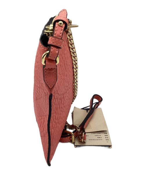 BURBERRY（バーバリー）BURBERRY (バーバリー) チェーンショルダーバッグ ピンクの古着・服飾アイテム