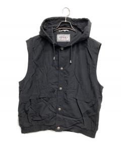 中古・古着通販】PRADA (プラダ) ウールカシミヤニットベスト ブラック