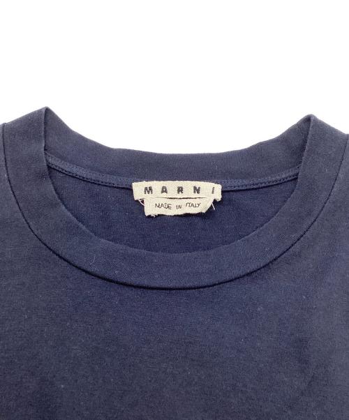 MARNI（マルニ）MARNI (マルニ) Tシャツ ネイビー サイズ:48の古着・服飾アイテム