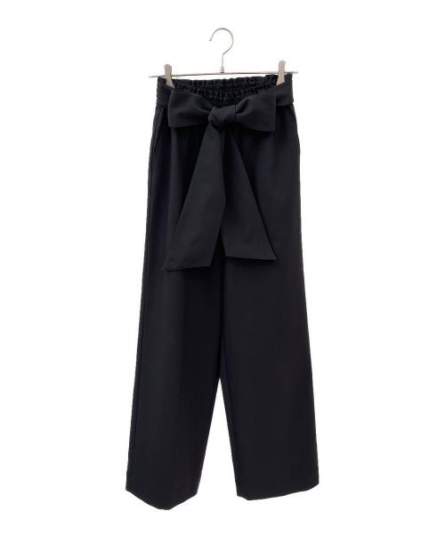 HYKE（ハイク）HYKE (ハイク) ケアフリーイージーパンツ ブラック サイズ:３の古着・服飾アイテム