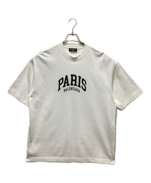BALENCIAGA（バレンシアガ）BALENCIAGA (バレンシアガ) CITIES PARIS Tシャツ ホワイト サイズ:Ｓの古着・服飾アイテム