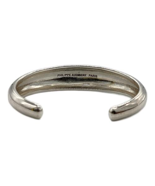 philippe audibert（フィリップオーディベール）PHILIPPE AUDIBERT (フィリップオーディベール) ELKIN バングル シルバーの古着・服飾アイテム