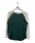 6(ROKU) BEAUTY&YOUTH（ロク ビューティーアンドユース）の古着「COTTON NYLON BASEBALL TSHIRT」｜グリーン