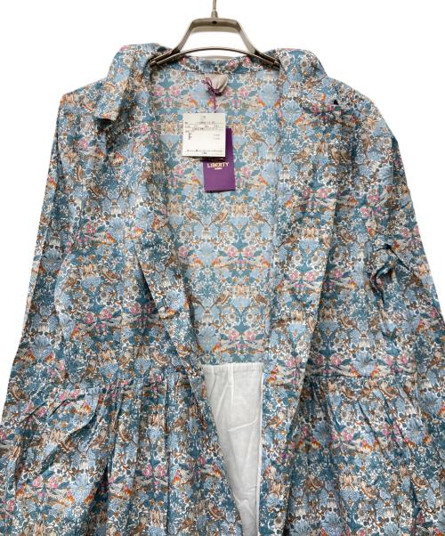 TSUHARU by samansa Mos2（ツハル バイ サマンサモスモス）TSUHARU by Samansa Mos2 (ツハル バイ サマンサモスモス) 前開きシャツワンピース ブルー サイズ:Free 未使用品の古着・服飾アイテム