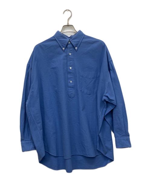 Graphpaper（グラフペーパー）Graphpaper (グラフペーパー) オックスフォード オーバーサイズ シャツ ブルー サイズ:Freeの古着・服飾アイテム