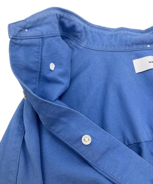 Graphpaper（グラフペーパー）Graphpaper (グラフペーパー) オックスフォード オーバーサイズ シャツ ブルー サイズ:Freeの古着・服飾アイテム