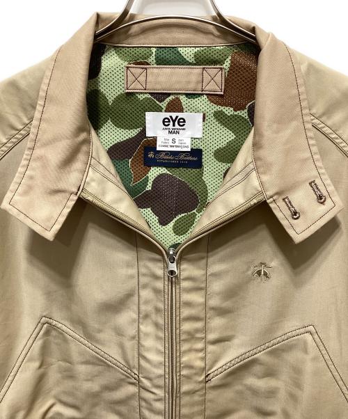 eYe JUNYA WATANABE MAN（アイ ジュンヤワタナベマン）eye JUNYA WATANABE MAN (アイ ジュンヤワタナベマン) BROOKS BROTHERS (ブルックスブラザーズ) 綿エステルギャバブルゾン ベージュ サイズ:Ｓの古着・服飾アイテム