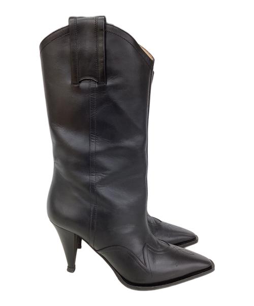 NINA RICCI（ニナリッチ）NINA RICCI (ニナリッチ) ウェスタンブーツ ブラック サイズ:37の古着・服飾アイテム