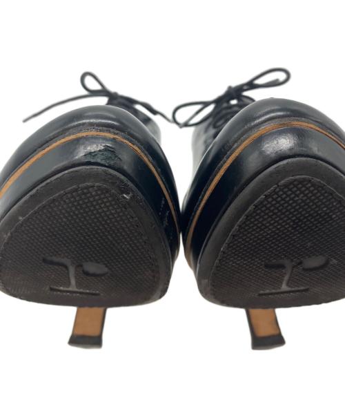 repetto（レペット）repetto (レペット) レースアップパンプス ブラック サイズ:37の古着・服飾アイテム