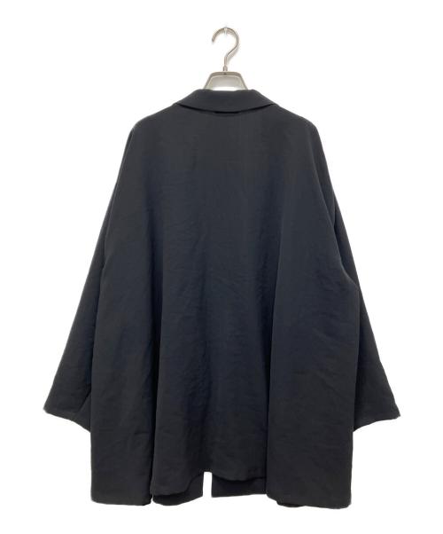 mizuiro-ind（ミズイロインド）mizuiro-ind (ミズイロインド) テーラードシャツジャケット ブラック サイズ:Freeの古着・服飾アイテム