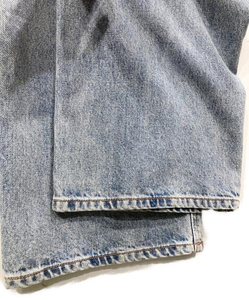 CAFUNE（カフネ）CAFUNE (カフネ) タックバギーデニムパンツ インディゴ サイズ:36 未使用品の古着・服飾アイテム