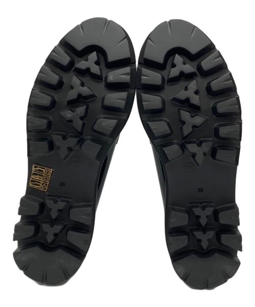 FABIO RUSCONI（ファビオルスコーニ）FABIO RUSCONI (ファビオルスコーニ) ローファー ブラック サイズ:36の古着・服飾アイテム