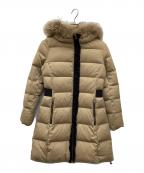 LANVIN en Bleuランバンオンブルー）の古着「ファー付ダウンコート」｜ベージュ