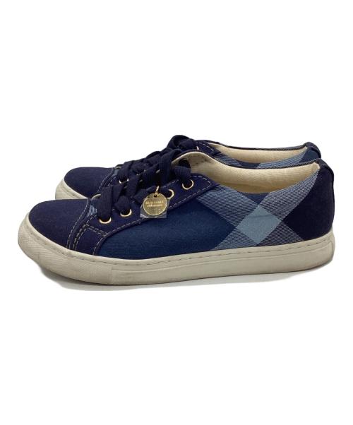 BLUE LABEL CRESTBRIDGE（ブルーレーベルクレストブリッジ）BLUE LABEL CRESTBRIDGE (ブルーレーベルクレストブリッジ) スニーカー ブルー サイズ:23の古着・服飾アイテム